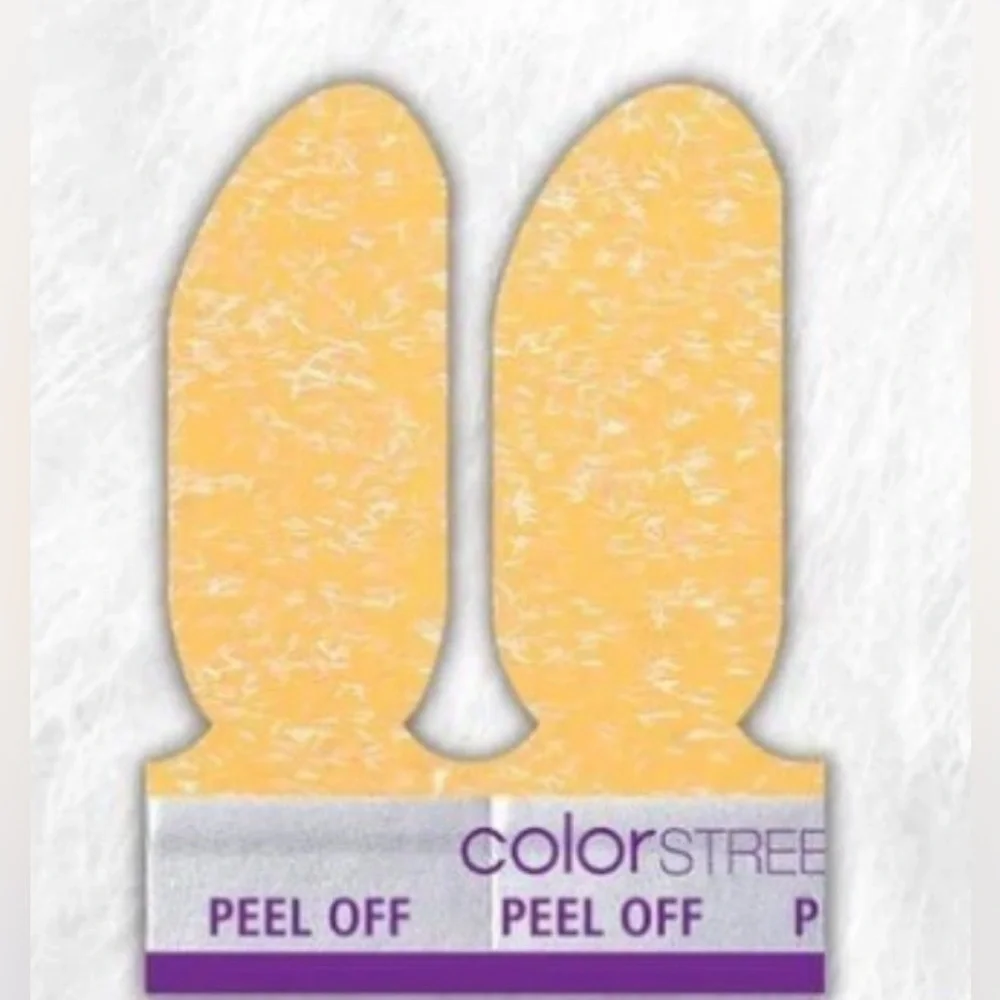 *Exclusive* Color Street: Mellow Yellow | Pale Pastel Curved French Tips Spring